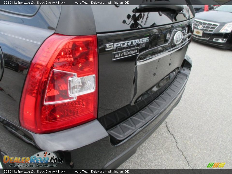 2010 Kia Sportage LX Black Cherry / Black Photo #30