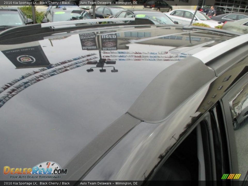 2010 Kia Sportage LX Black Cherry / Black Photo #31