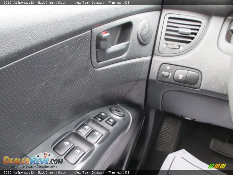 2010 Kia Sportage LX Black Cherry / Black Photo #32