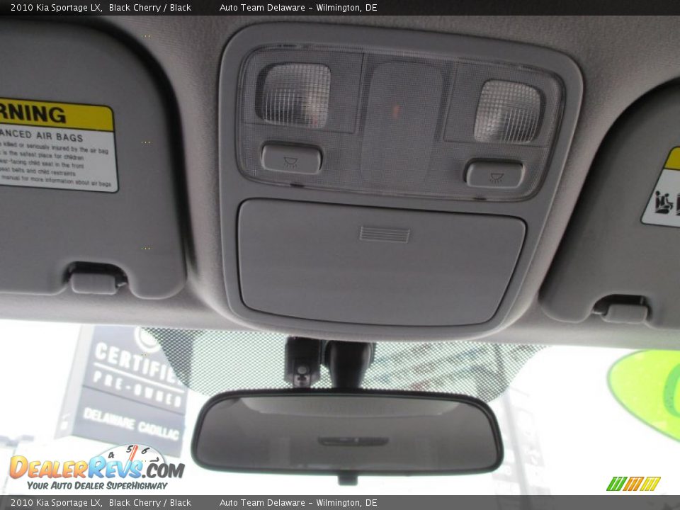 2010 Kia Sportage LX Black Cherry / Black Photo #33