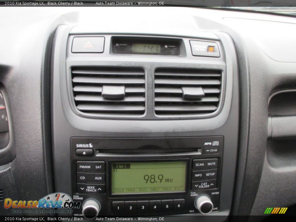 2010 Kia Sportage LX Black Cherry / Black Photo #34