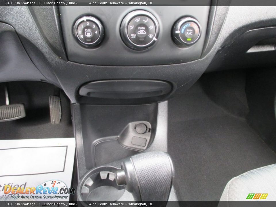 2010 Kia Sportage LX Black Cherry / Black Photo #35
