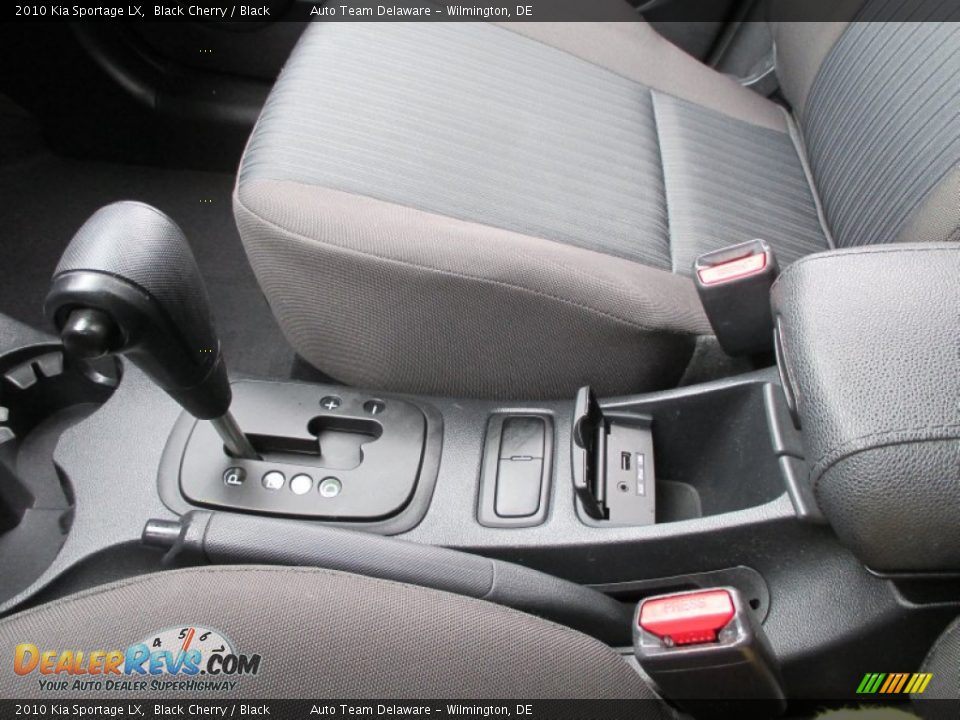 2010 Kia Sportage LX Black Cherry / Black Photo #36