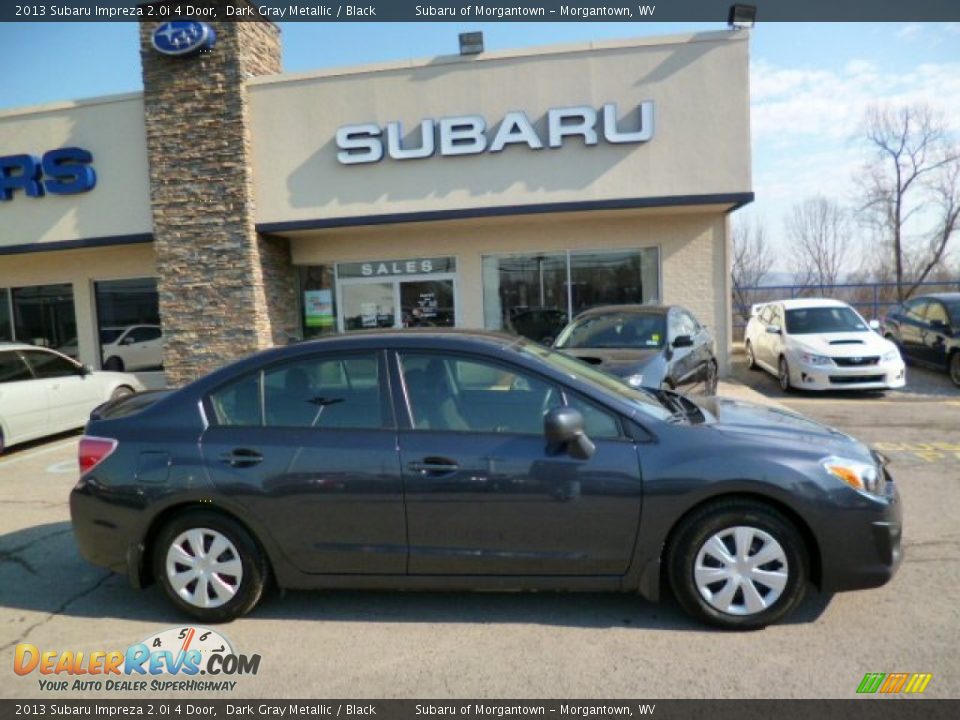 2013 Subaru Impreza 2.0i 4 Door Dark Gray Metallic / Black Photo #12