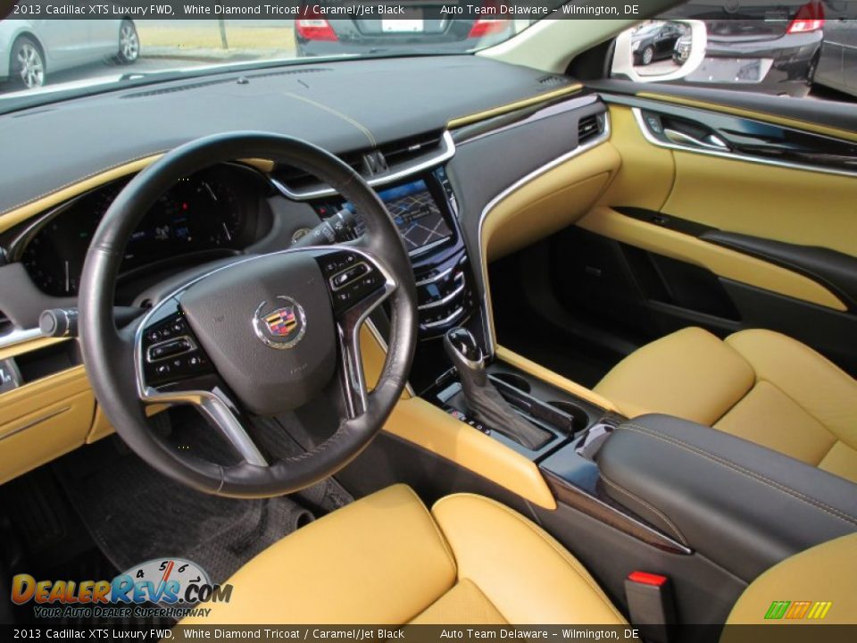 Caramel/Jet Black Interior - 2013 Cadillac XTS Luxury FWD Photo #11