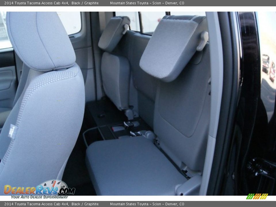 2014 Toyota Tacoma Access Cab 4x4 Black / Graphite Photo #7