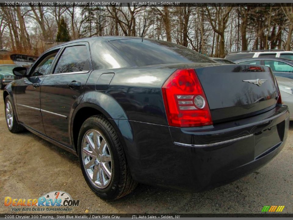 2008 Chrysler 300 Touring Steel Blue Metallic / Dark Slate Gray Photo #4