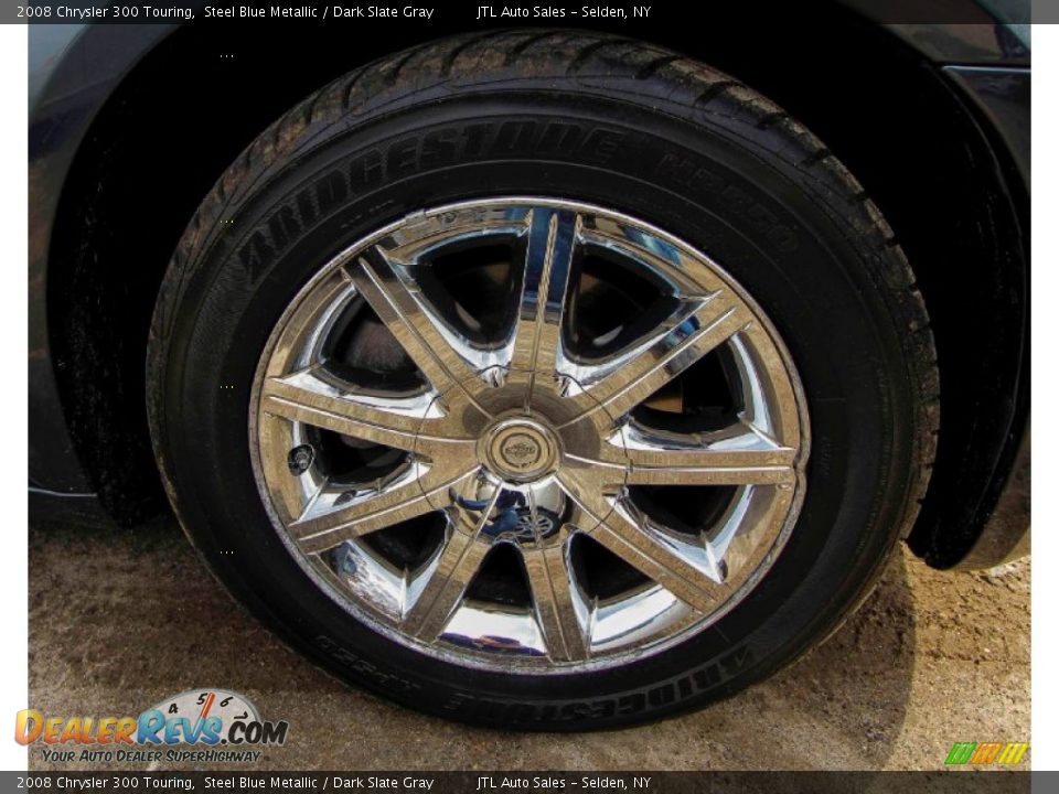 2008 Chrysler 300 Touring Steel Blue Metallic / Dark Slate Gray Photo #8