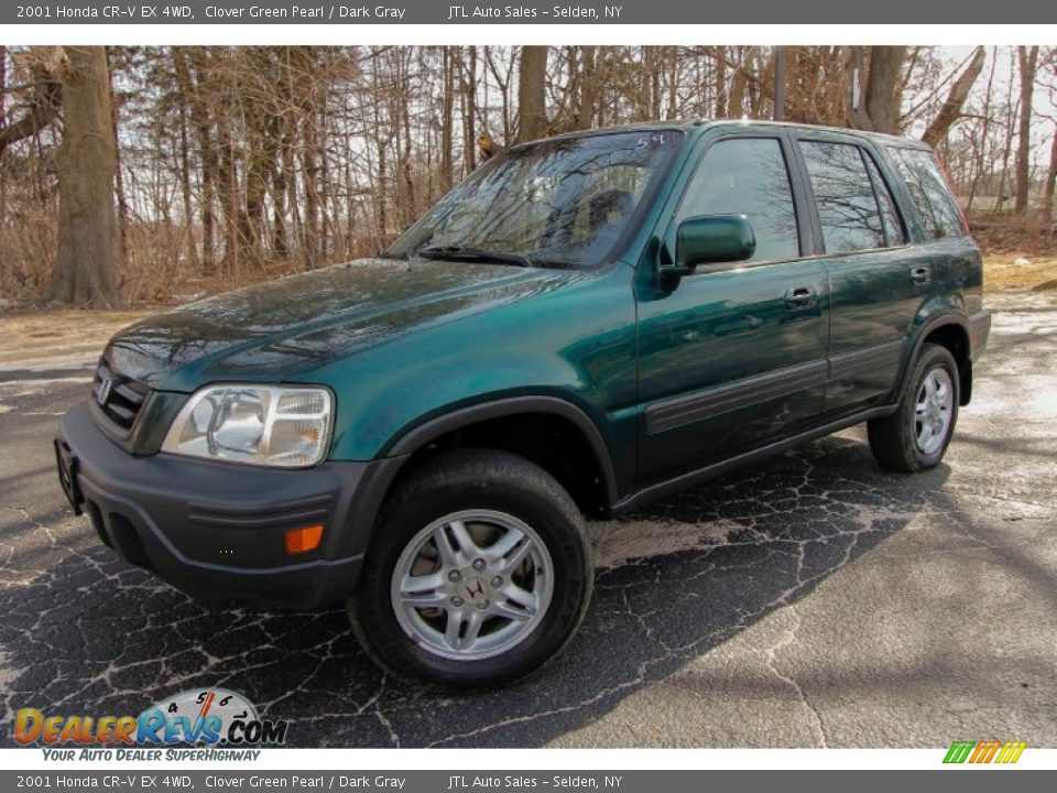 Front 3/4 View of 2001 Honda CR-V EX 4WD Photo #1