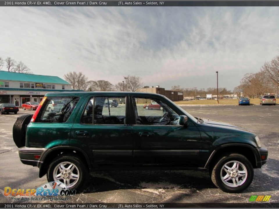 2001 Honda CR-V EX 4WD Clover Green Pearl / Dark Gray Photo #7