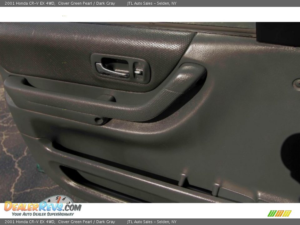 2001 Honda CR-V EX 4WD Clover Green Pearl / Dark Gray Photo #10