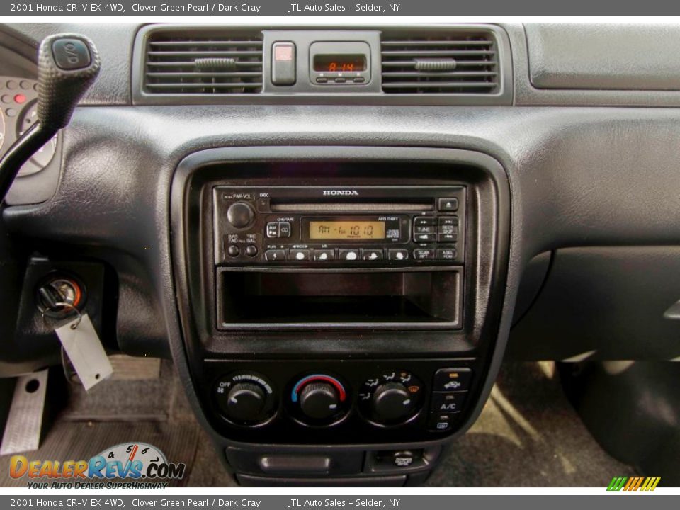 2001 Honda CR-V EX 4WD Clover Green Pearl / Dark Gray Photo #14
