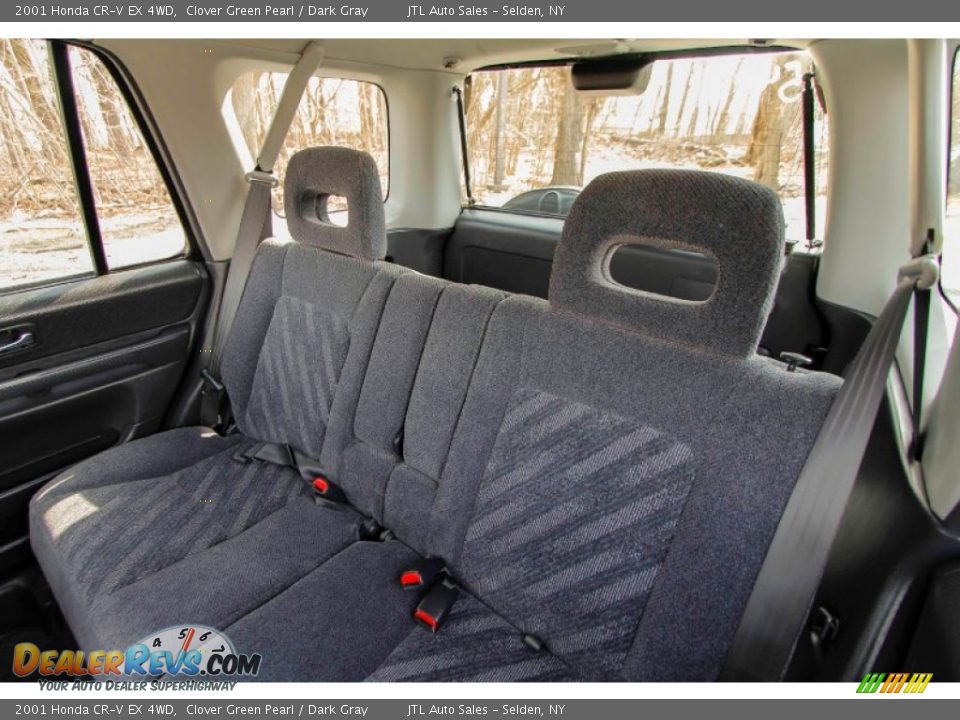 2001 Honda CR-V EX 4WD Clover Green Pearl / Dark Gray Photo #15