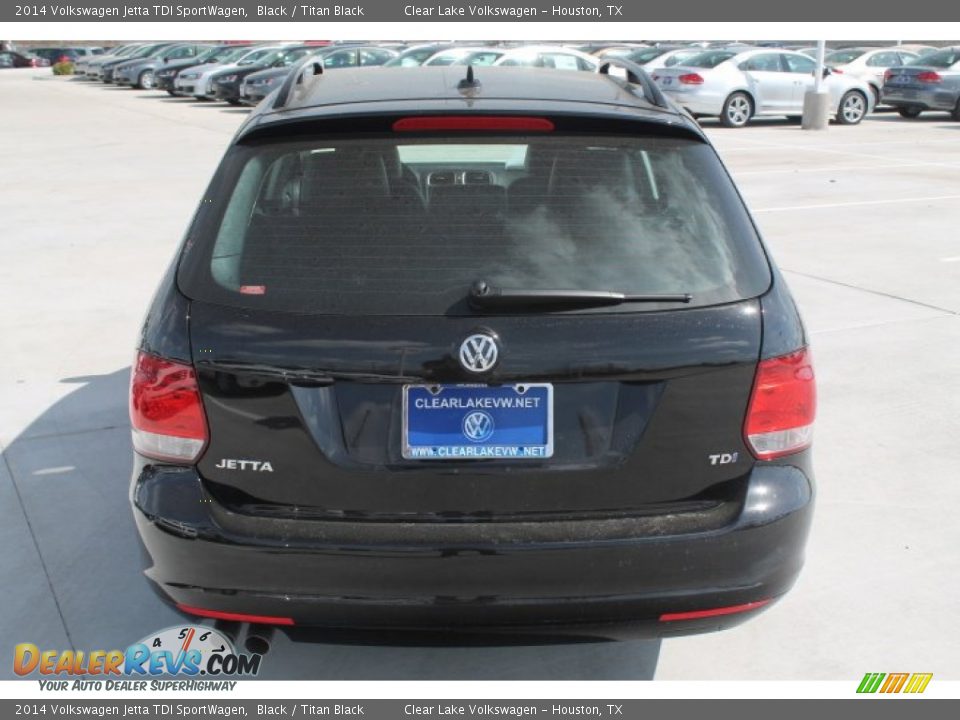 2014 Volkswagen Jetta TDI SportWagen Black / Titan Black Photo #7