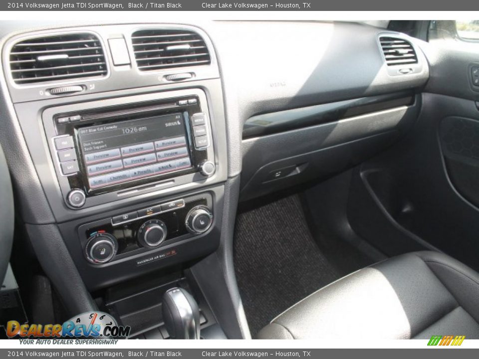 2014 Volkswagen Jetta TDI SportWagen Black / Titan Black Photo #11