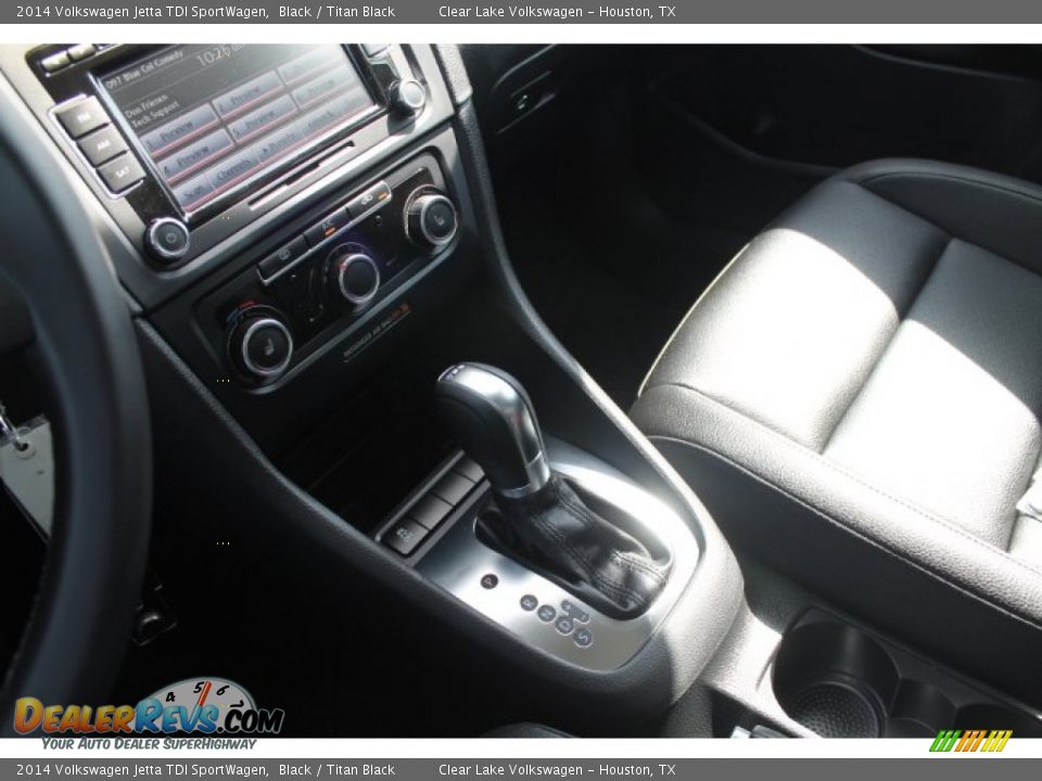 2014 Volkswagen Jetta TDI SportWagen Black / Titan Black Photo #12