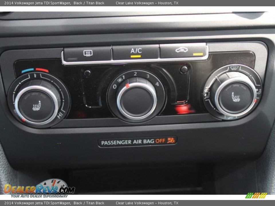 2014 Volkswagen Jetta TDI SportWagen Black / Titan Black Photo #16