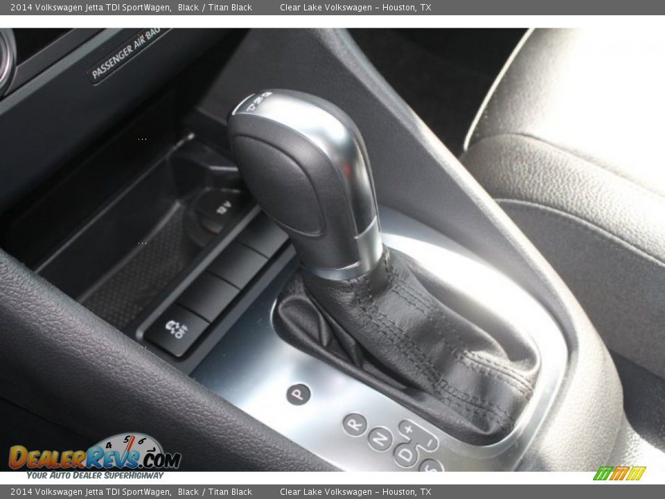 2014 Volkswagen Jetta TDI SportWagen Black / Titan Black Photo #17