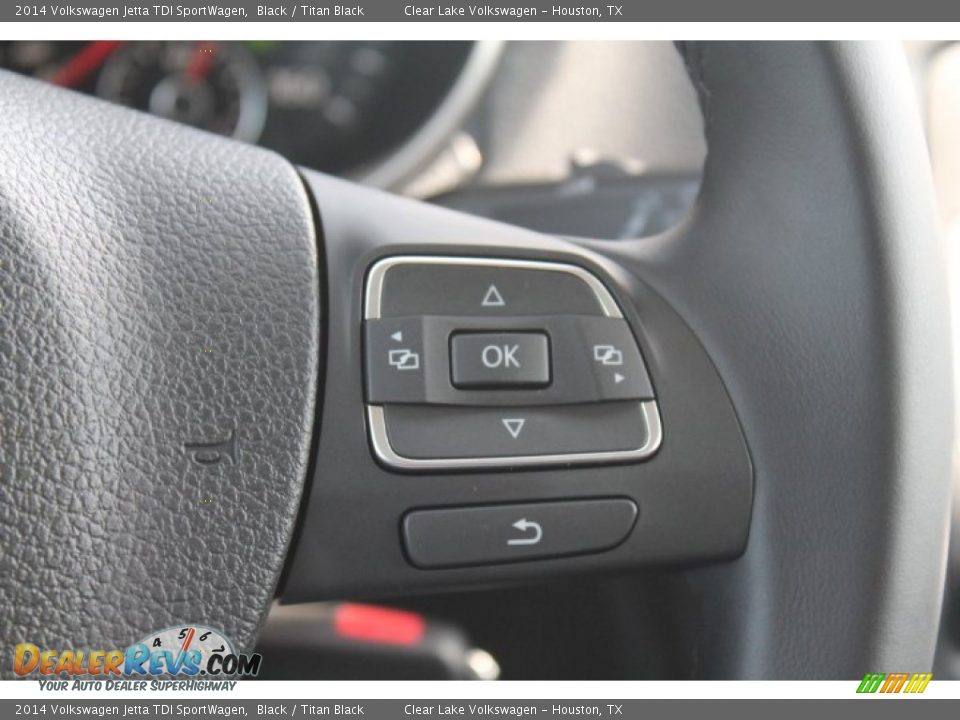 2014 Volkswagen Jetta TDI SportWagen Black / Titan Black Photo #21