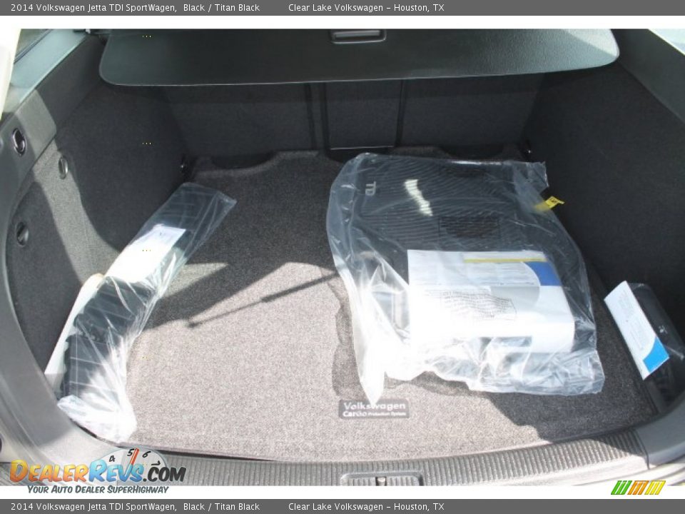 2014 Volkswagen Jetta TDI SportWagen Black / Titan Black Photo #27