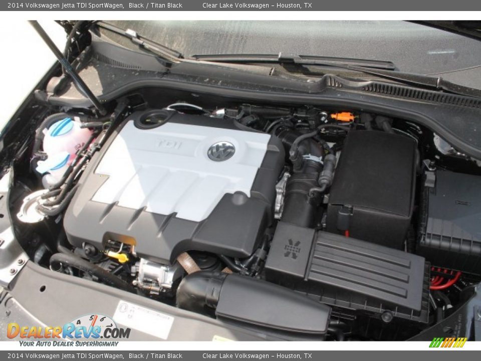 2014 Volkswagen Jetta TDI SportWagen Black / Titan Black Photo #29