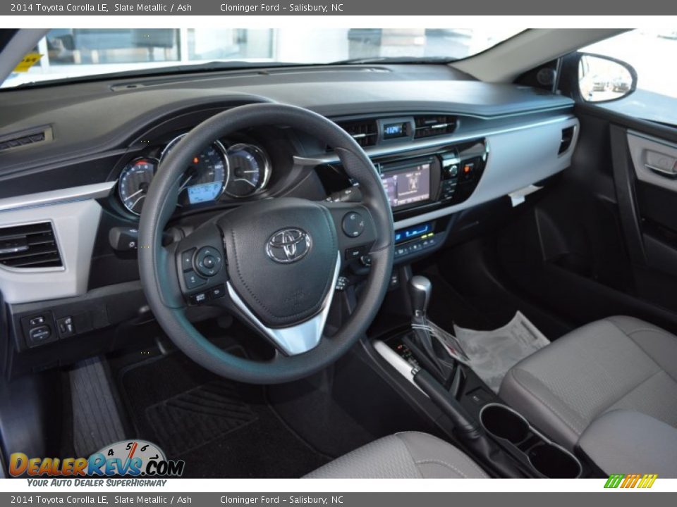 2014 Toyota Corolla LE Slate Metallic / Ash Photo #7
