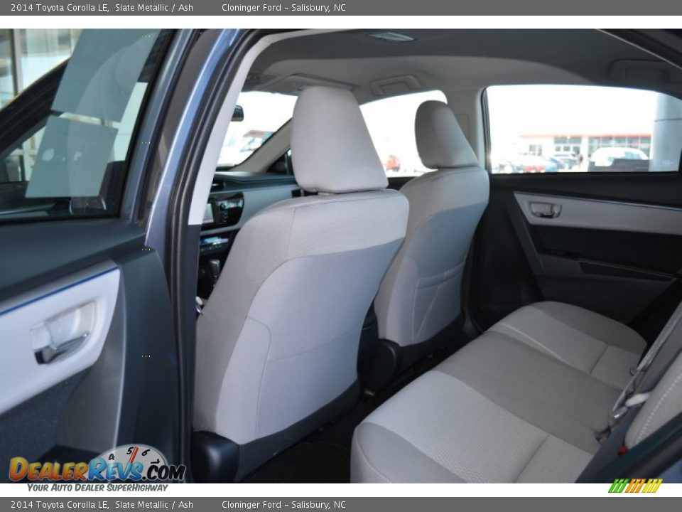 2014 Toyota Corolla LE Slate Metallic / Ash Photo #8