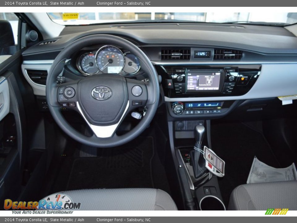2014 Toyota Corolla LE Slate Metallic / Ash Photo #11