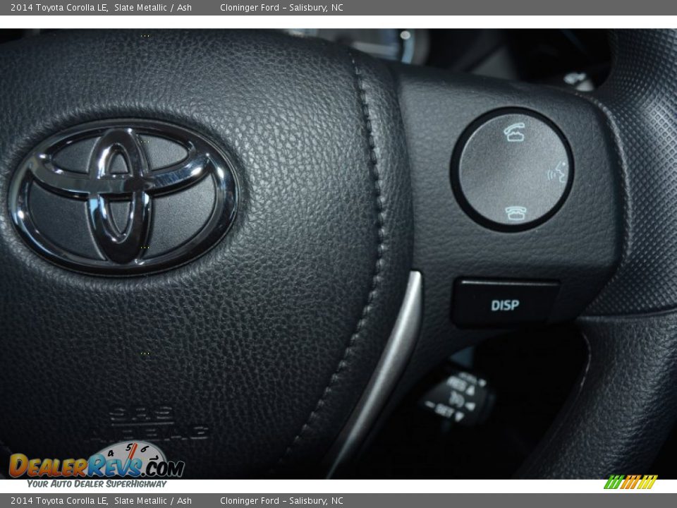 2014 Toyota Corolla LE Slate Metallic / Ash Photo #19