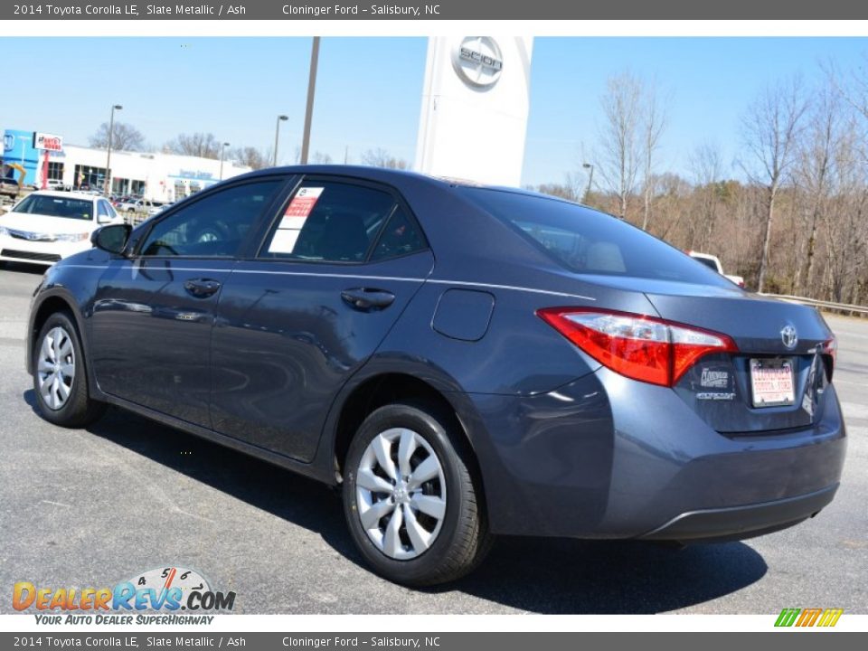 2014 Toyota Corolla LE Slate Metallic / Ash Photo #24