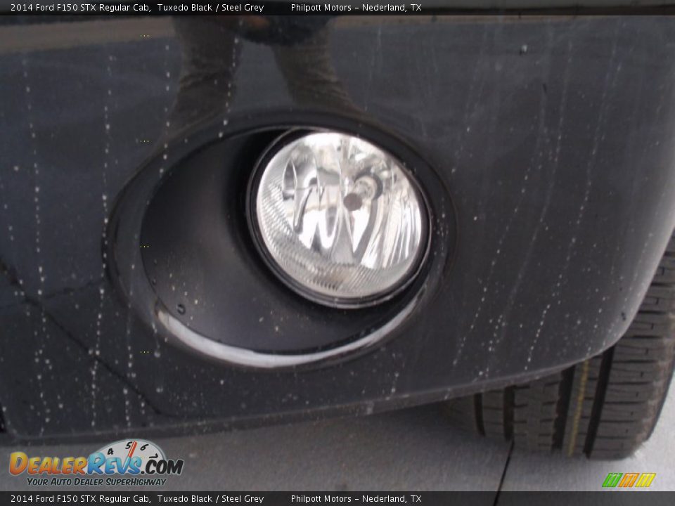2014 Ford F150 STX Regular Cab Tuxedo Black / Steel Grey Photo #10