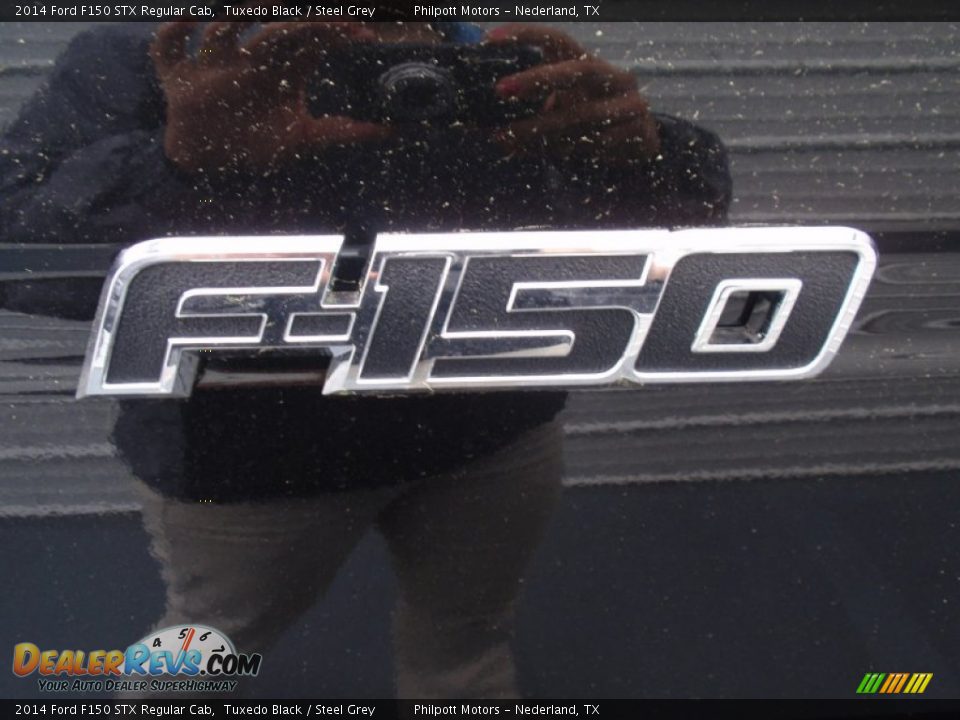 2014 Ford F150 STX Regular Cab Tuxedo Black / Steel Grey Photo #16
