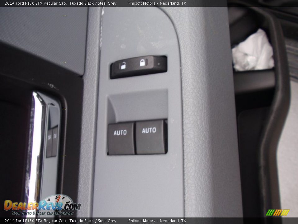 2014 Ford F150 STX Regular Cab Tuxedo Black / Steel Grey Photo #22