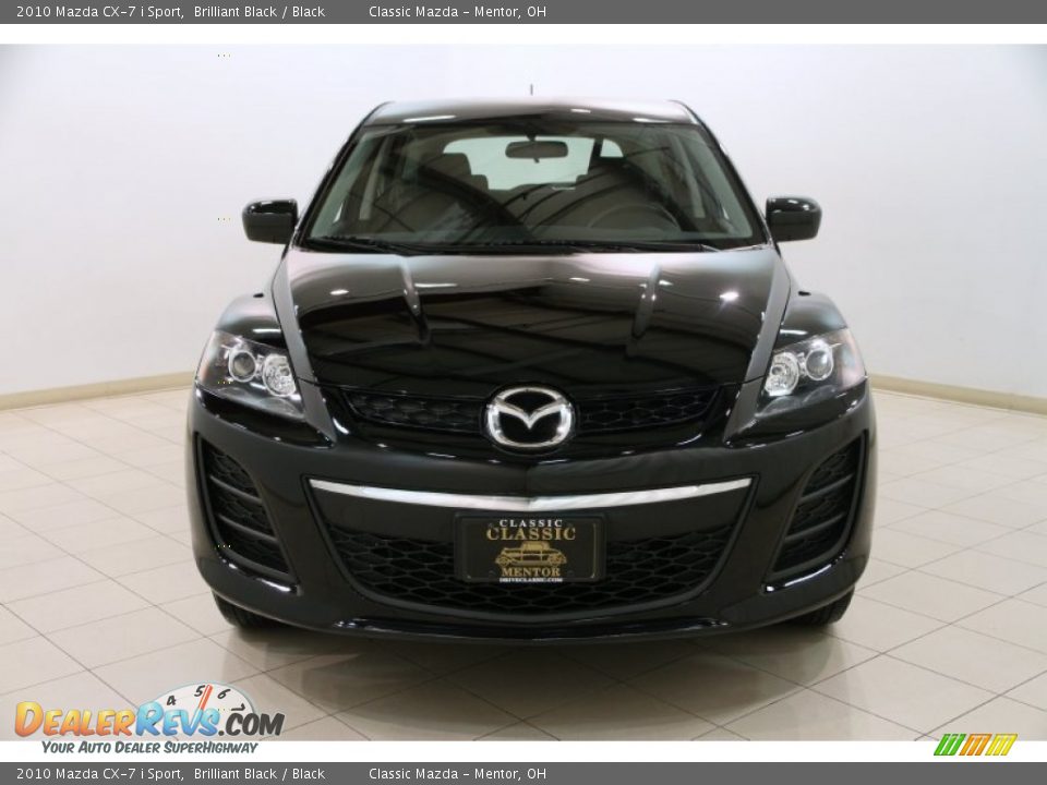 2010 Mazda CX-7 i Sport Brilliant Black / Black Photo #2