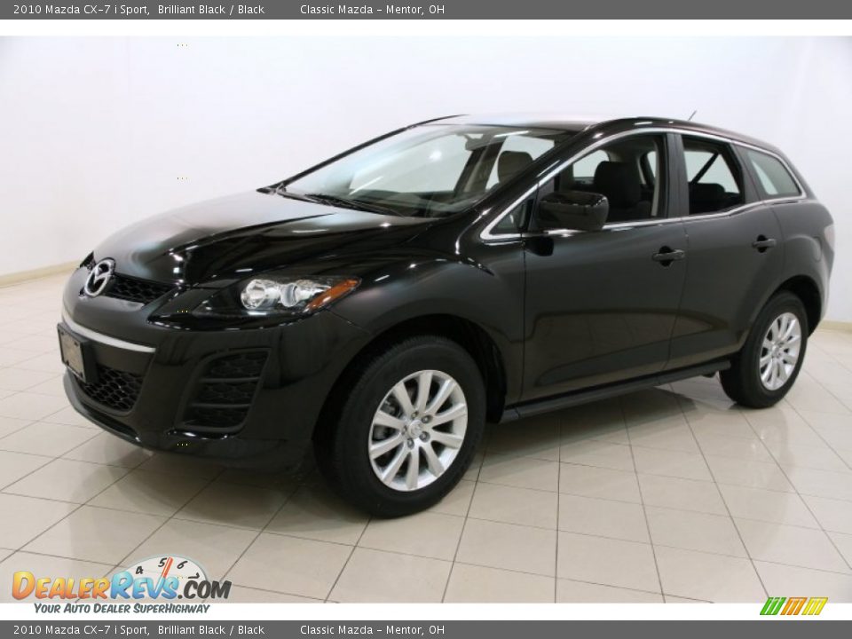 2010 Mazda CX-7 i Sport Brilliant Black / Black Photo #3