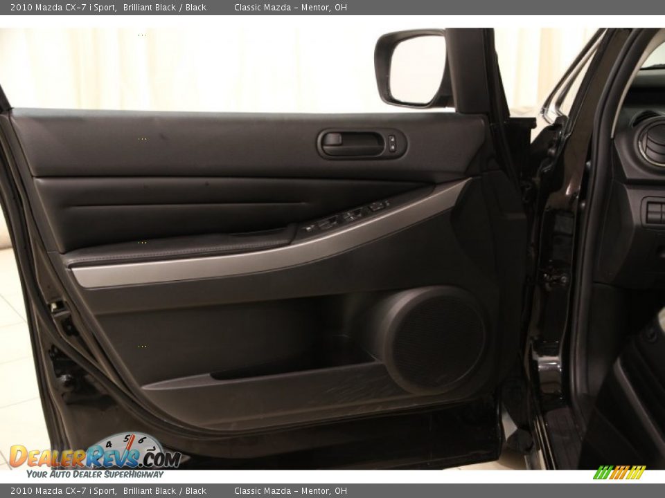 2010 Mazda CX-7 i Sport Brilliant Black / Black Photo #4