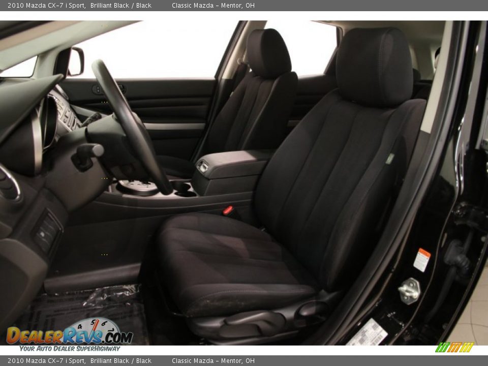 2010 Mazda CX-7 i Sport Brilliant Black / Black Photo #5