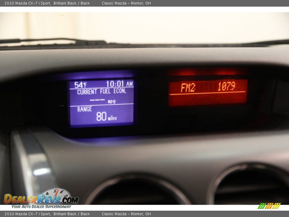 2010 Mazda CX-7 i Sport Brilliant Black / Black Photo #8