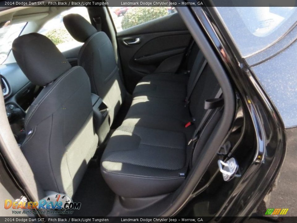 2014 Dodge Dart SXT Pitch Black / Black/Light Tungsten Photo #8