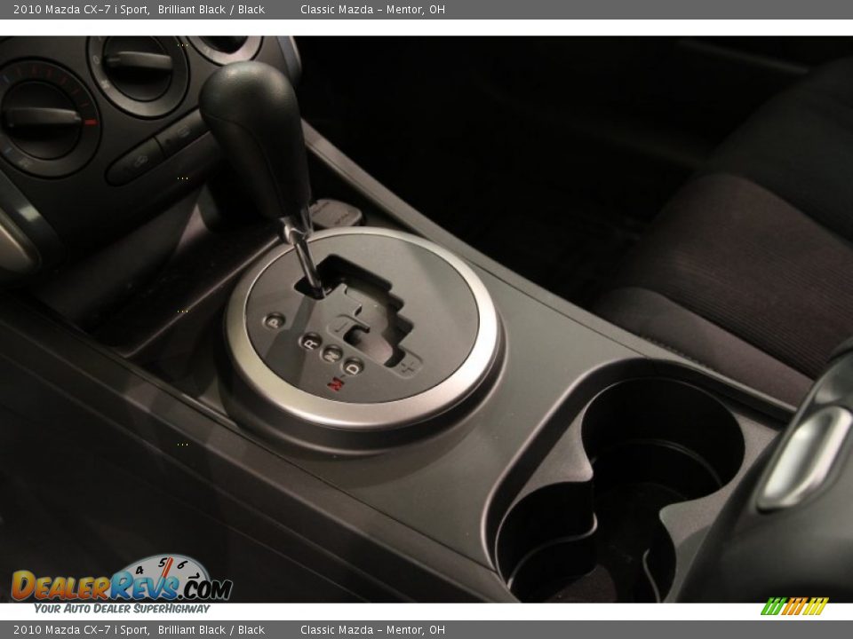 2010 Mazda CX-7 i Sport Brilliant Black / Black Photo #10