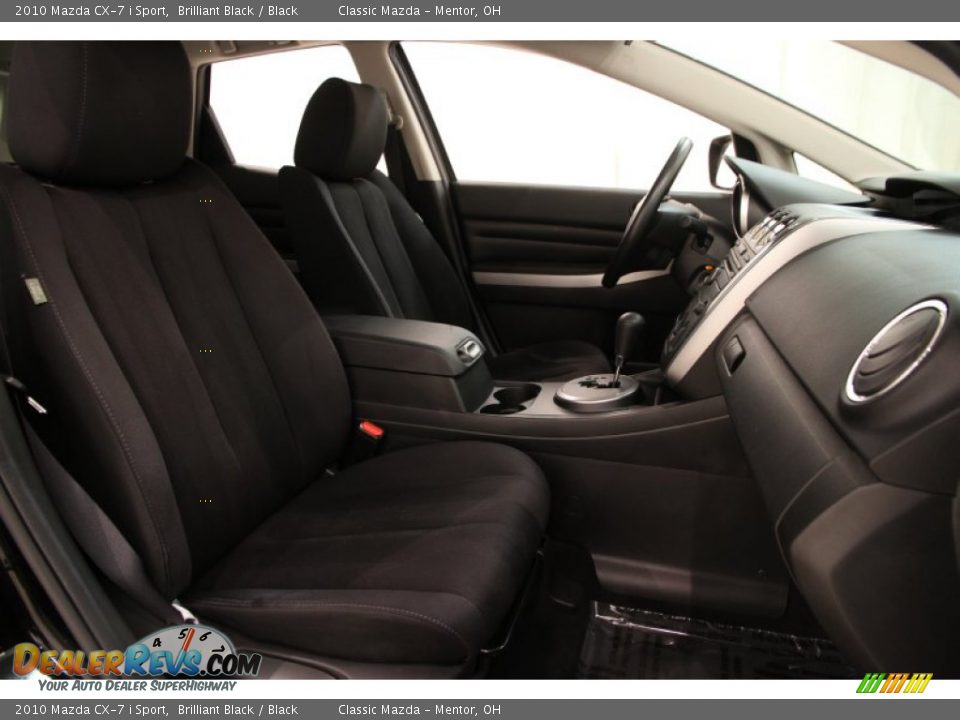 2010 Mazda CX-7 i Sport Brilliant Black / Black Photo #11