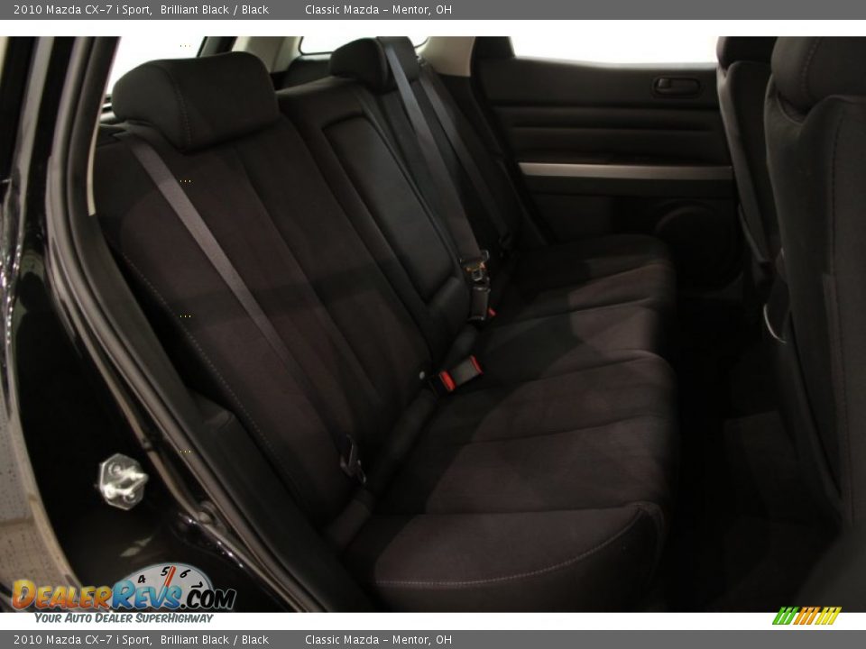 2010 Mazda CX-7 i Sport Brilliant Black / Black Photo #12