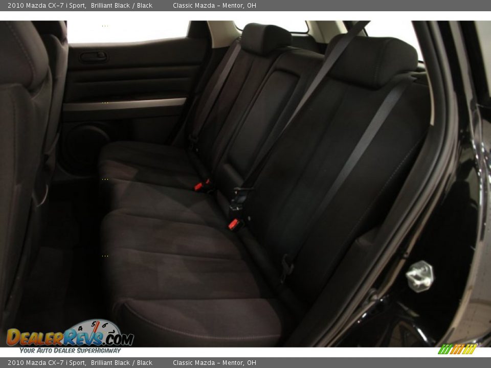 2010 Mazda CX-7 i Sport Brilliant Black / Black Photo #13