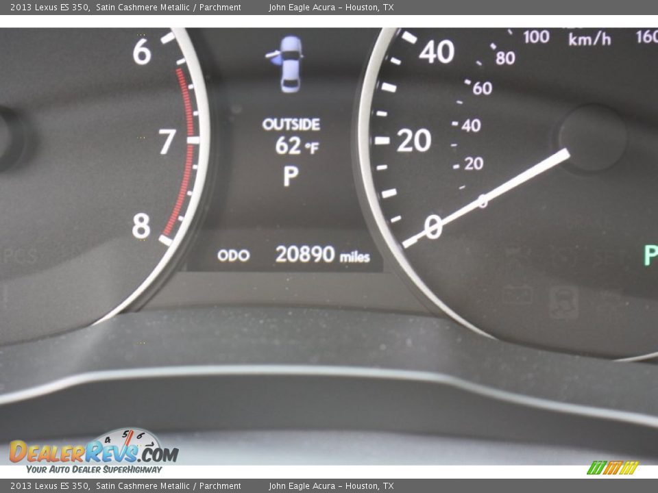 2013 Lexus ES 350 Satin Cashmere Metallic / Parchment Photo #35