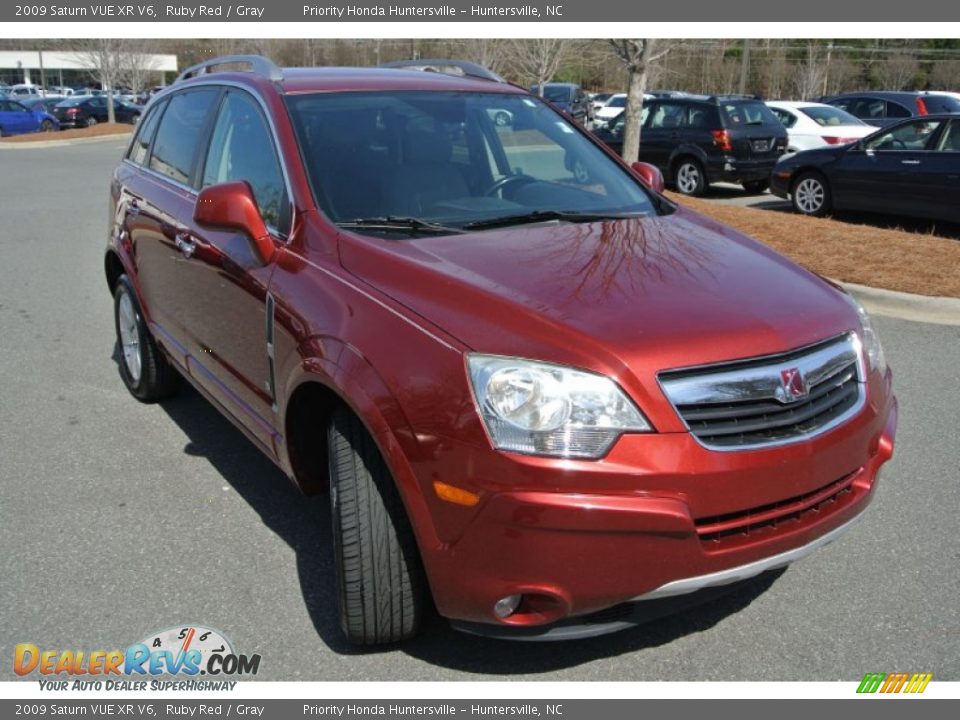 2009 Saturn VUE XR V6 Ruby Red / Gray Photo #2
