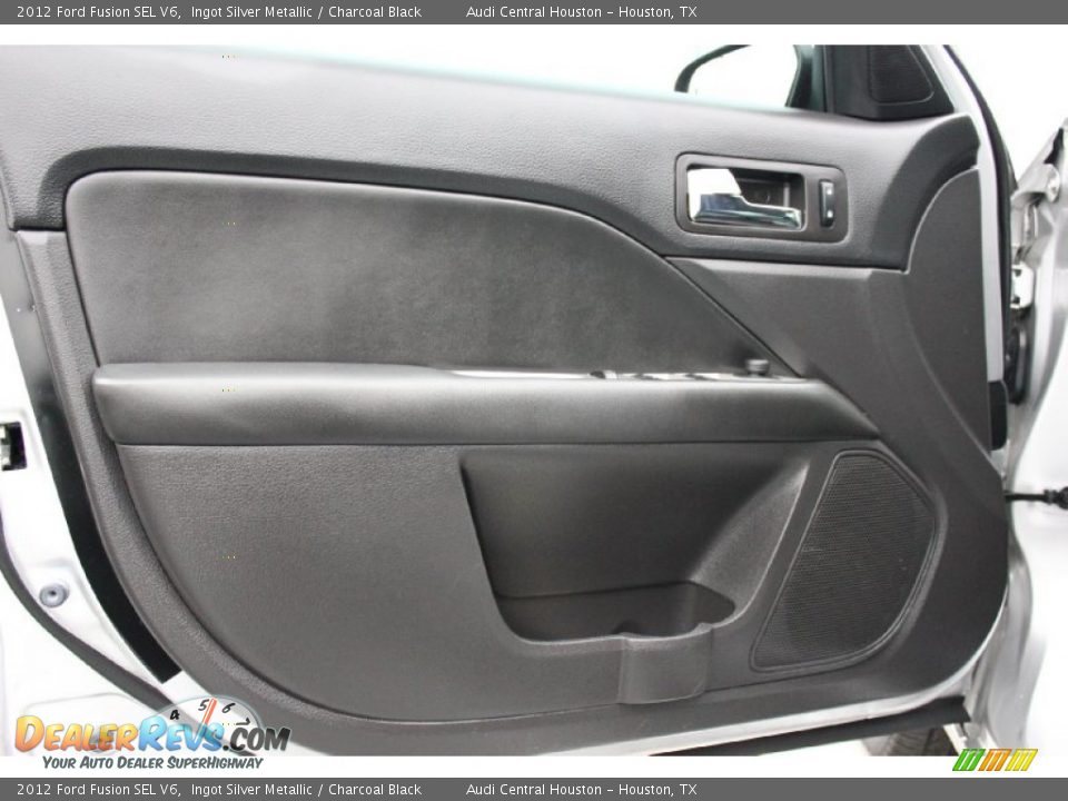 2012 Ford Fusion SEL V6 Ingot Silver Metallic / Charcoal Black Photo #8