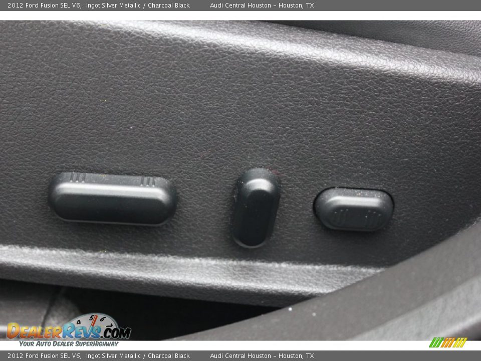 2012 Ford Fusion SEL V6 Ingot Silver Metallic / Charcoal Black Photo #9