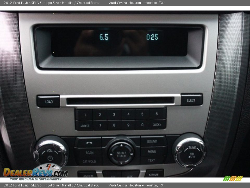 2012 Ford Fusion SEL V6 Ingot Silver Metallic / Charcoal Black Photo #14