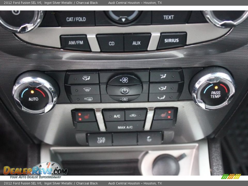 2012 Ford Fusion SEL V6 Ingot Silver Metallic / Charcoal Black Photo #15