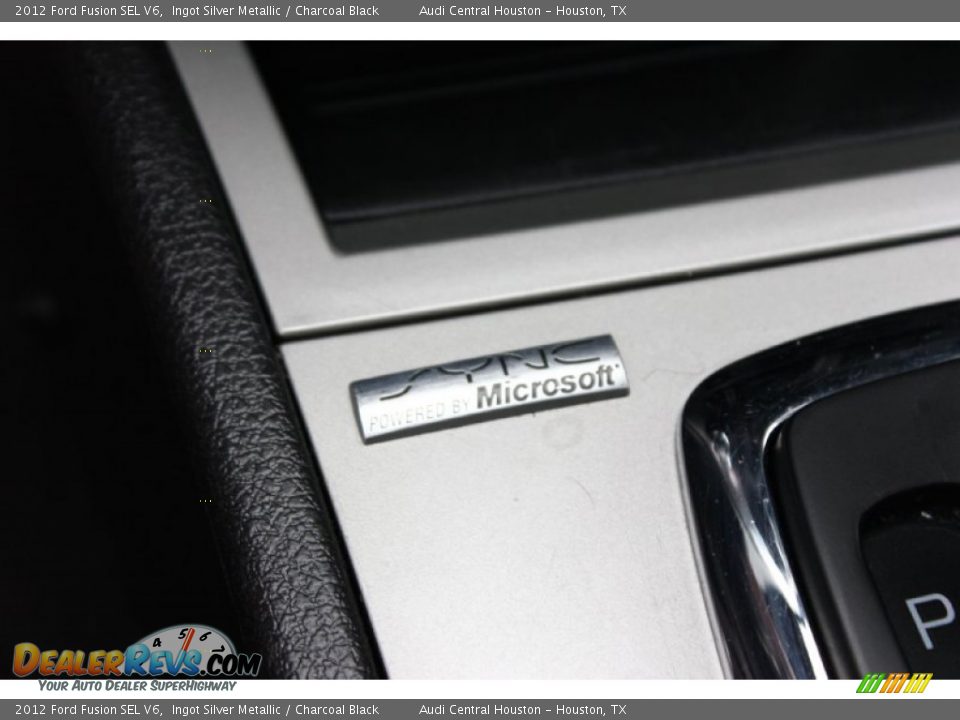 2012 Ford Fusion SEL V6 Ingot Silver Metallic / Charcoal Black Photo #16